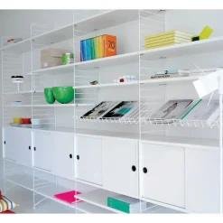 String String Shelves*magazine shelf wire, White