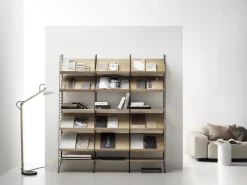 String String Shelves*magazine shelf wood, , 58x30 cm White