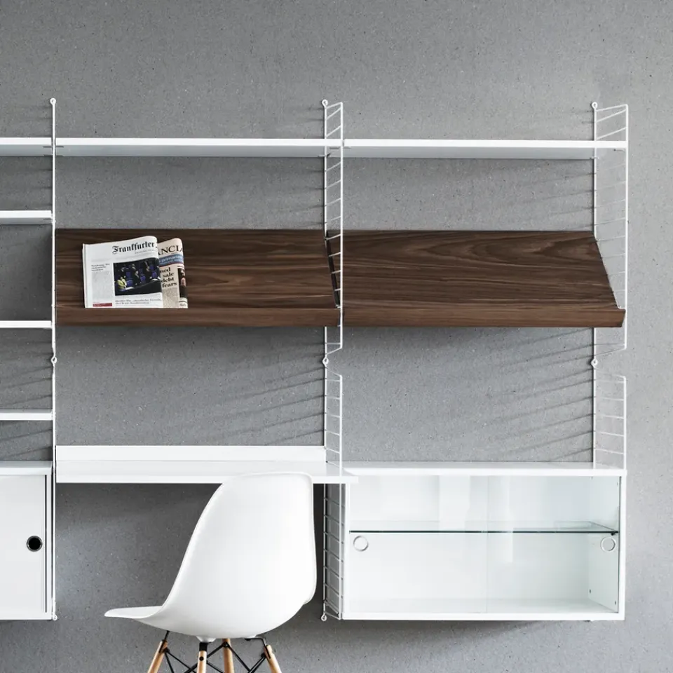String String Shelves*magazine shelf wood, Walnut, 58x30 cm Brown