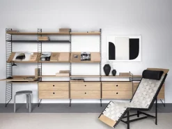 String String Shelves*magazine shelf wood, Oak, 78x30 cm Beige