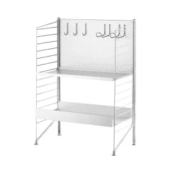 String String Shelves|Shelves & Shelving Systems*Outdoor Freestanding post, Galvanized Grey