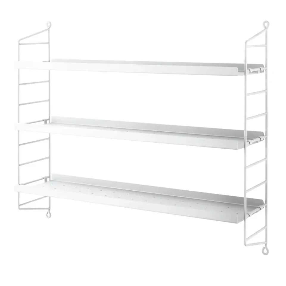 String String Shelves|Shelves & Shelving Systems*shelf Pocket metal, White