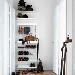 String String Shelves|Shoe Racks*shoe rack metal, , 78x30 cm White