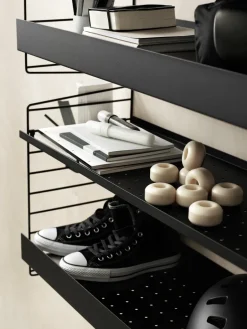 String String Shelves*wall panels, , 50x30 cm, 2-pack Black