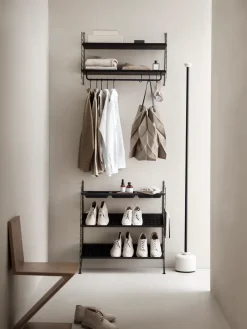 String String Shelves*wall panels, , 75x30 cm, 1-pack Black