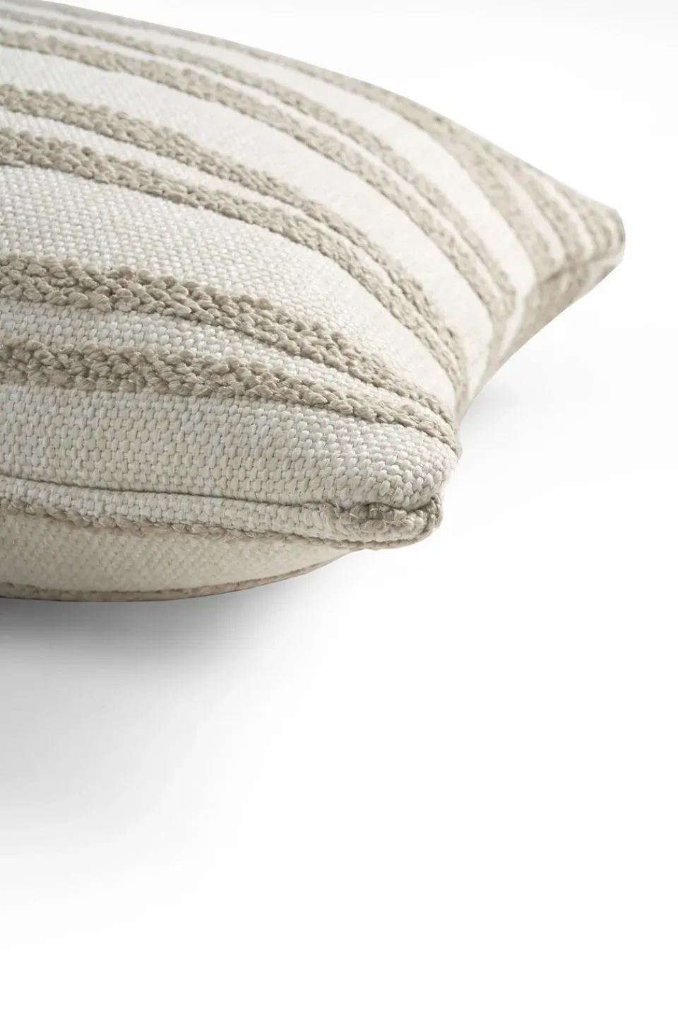 Ethnicraft Garden Details & Accessories*Stripes outdoor pillow 40x60 cm, Lumbar Beige