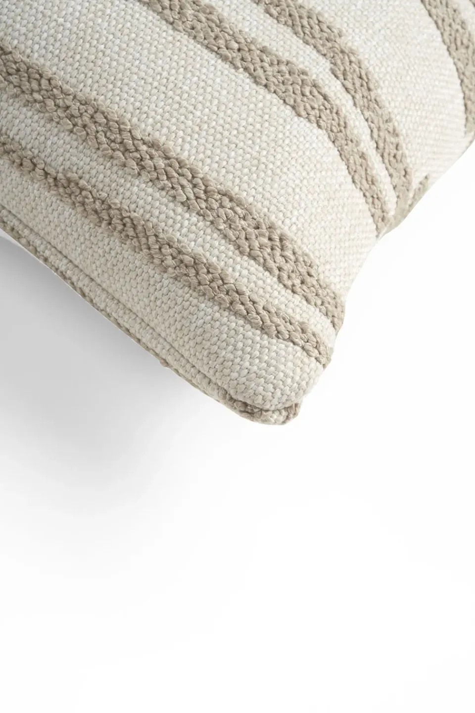 Ethnicraft Garden Details & Accessories*Stripes outdoor pillow 40x60 cm, Lumbar Beige