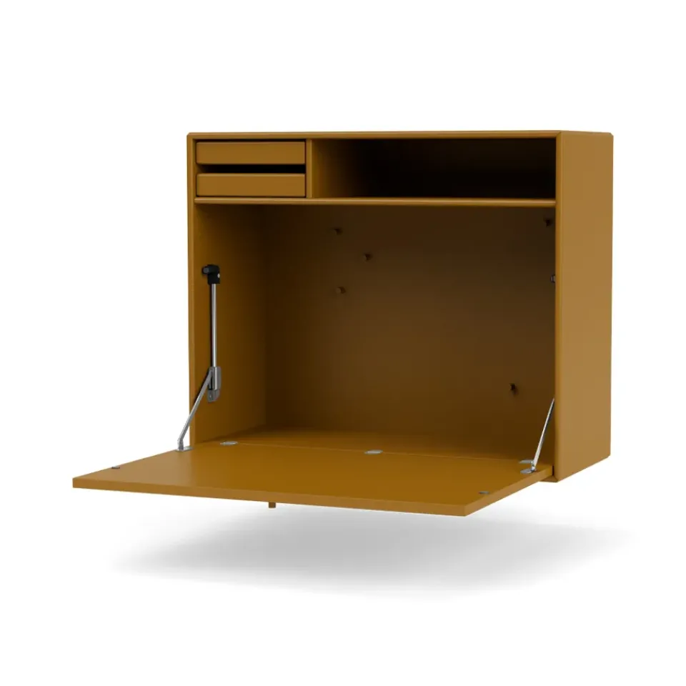 Montana Desks*STUDIO desk, wall hung, Amber 142 Yellow