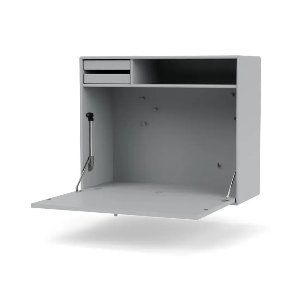 Montana Desks*STUDIO desk, wall hung, Fjord 02 Grey