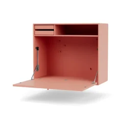 Montana Desks*STUDIO desk, wall hung, Rhubarb 151 Pink