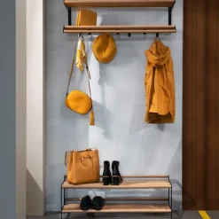 Essem Design Hat Rack & Hat Shelves*Tamburin hat shelf 60 cm, oak- Black