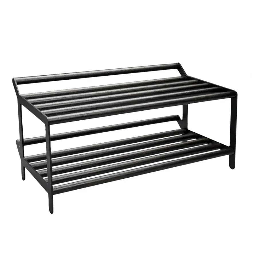 Essem Design Shoe Racks*Tamburin shoe shelf 60 cm, oiled oak- Black