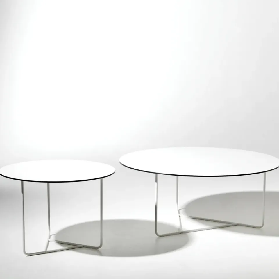 SMD Design Coffee Tables*Tellus coffee table, , stand, h44 d64 White