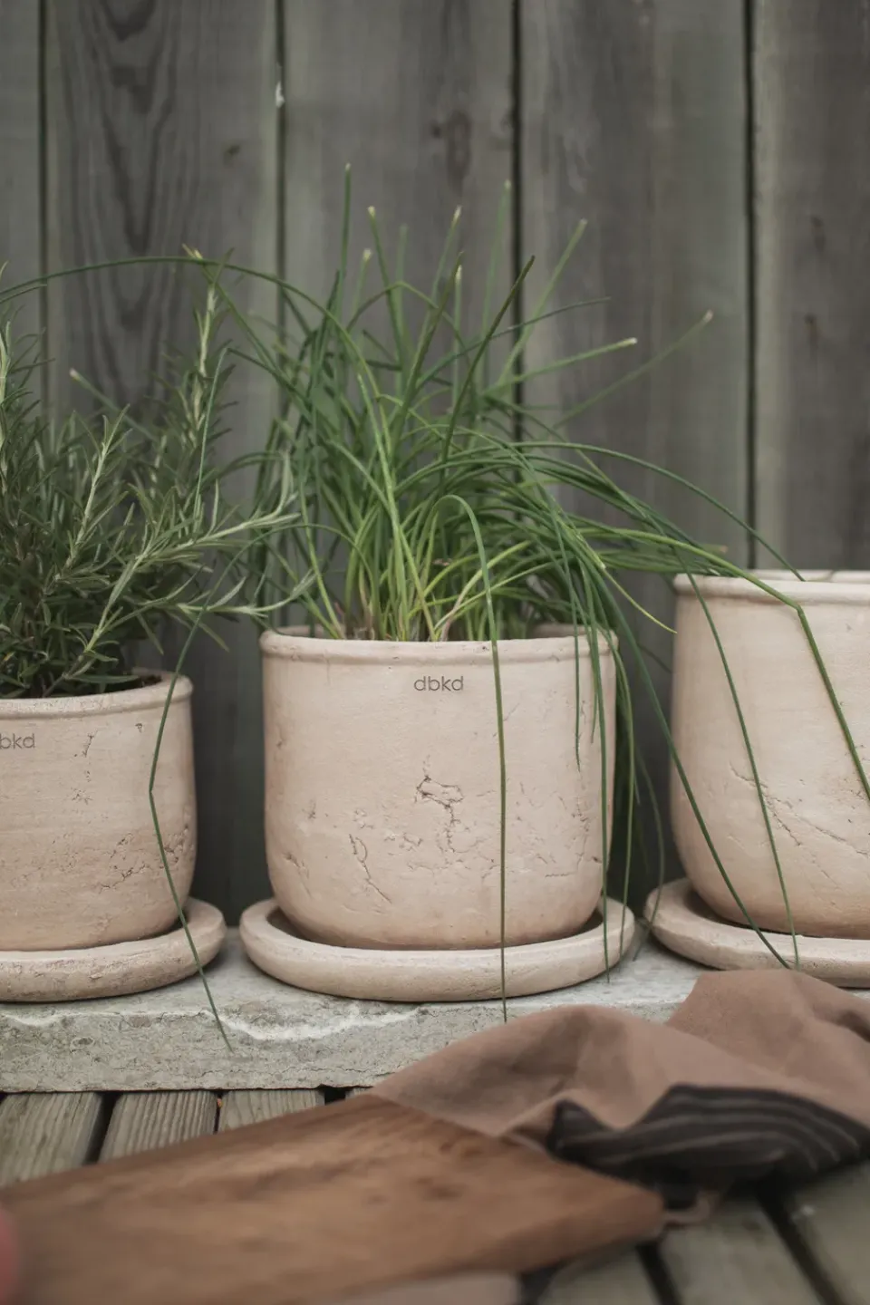 DBKD Garden Details & Accessories*Terra pot, Sand, Ø16x16 cm Beige