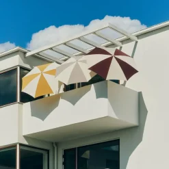HAY Sun Protection*Terrazza Octagon parasol, Off-white -grey Multi
