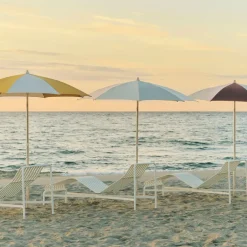 HAY Sun Protection*Terrazza Octagon parasol, Off-white -grey Multi