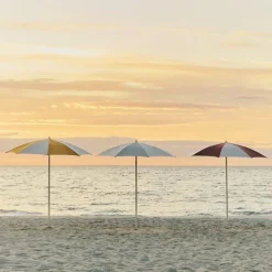 HAY Sun Protection*Terrazza Octagon parasol, Off-white -grey Multi