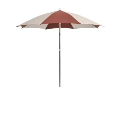 HAY Sun Protection*Terrazza Octagon parasol, Off-white-burgundy Multi