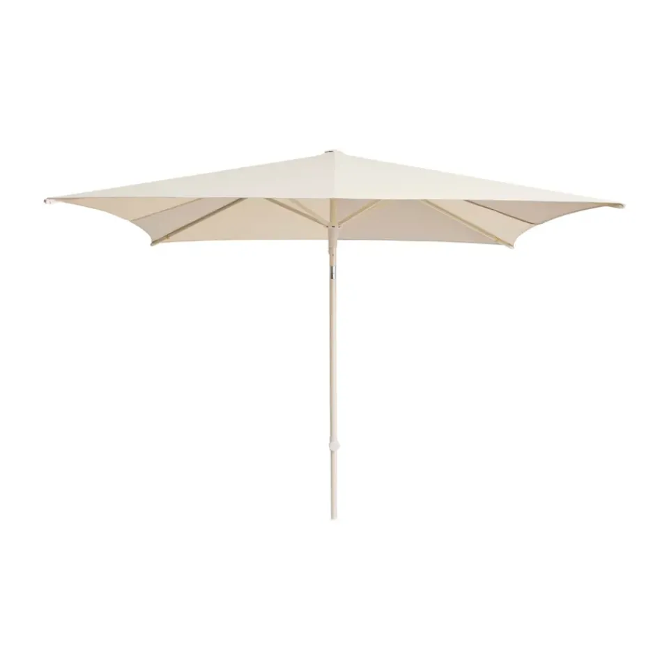 HAY Sun Protection*Terrazza Square parasol, Off white-grey Multi