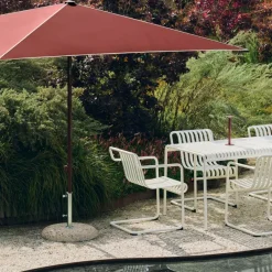 HAY Sun Protection*Terrazza umbrella base, Concrete stone, 35 kg Grey
