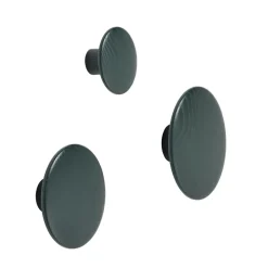 Muuto Clothes Hooks & Hangers*The Dots clothes hook dark , Medium Green