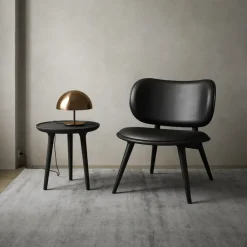 Mater Armchairs & Footstools|Chairs*The Lounge Chair lounge chair, leather , sirka grey stand Black