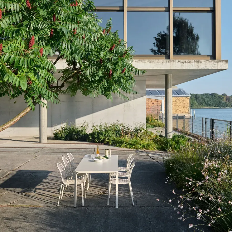 &Tradition Table For Outdoor Use*Thorvald Outdoor SC99 dining table 220 cm, Ivory White
