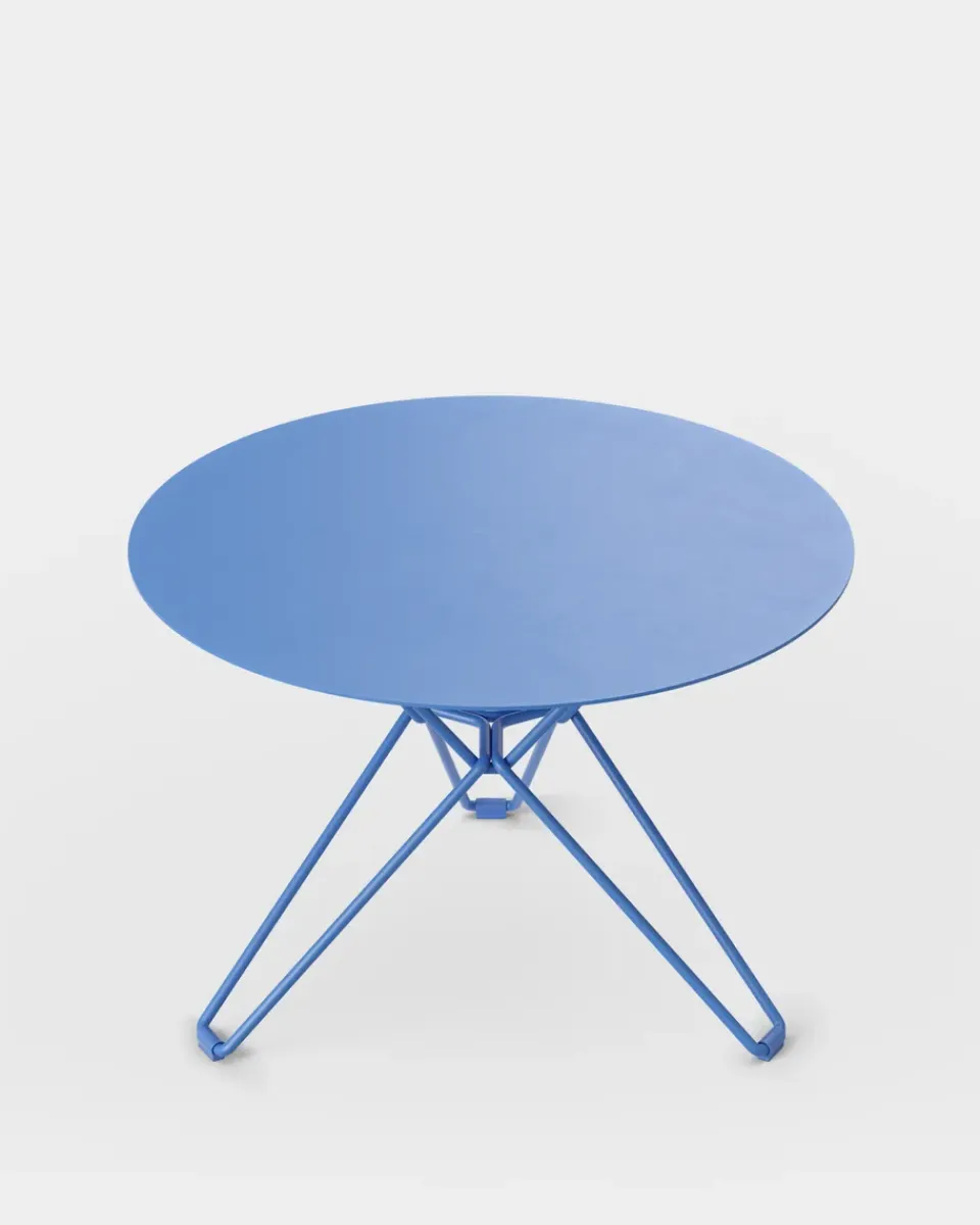 Massproductions Table For Outdoor Use*Tio side table Ø60 cm, Overseas Blue