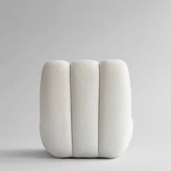 101 Copenhagen Armchairs & Footstools*Toe lounge chair linen, chalk White