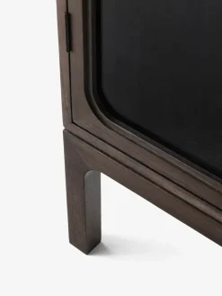 &Tradition Display & Glass Cabinets*Trace SC87 display cabinet 50x192x40 cm, Dark stained oak Brown