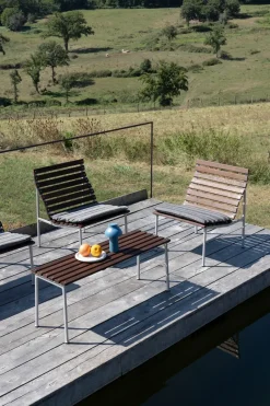 HAY Garden Sofas & Garden Benches*Traverse Lounge bench, Oiled ash Brown