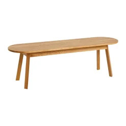 HAY Benches*Triangle Leg bench, water-based lacquered oak, 150 cm Beige