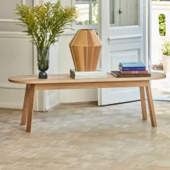 HAY Benches*Triangle Leg bench, water-based lacquered oak, 150 cm Beige