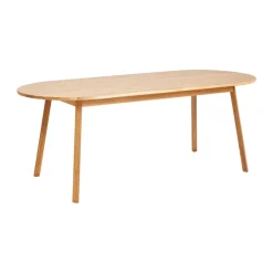 HAY Dining Tables*Triangle Leg dining table, Oiled oak, 250x85 cm Beige