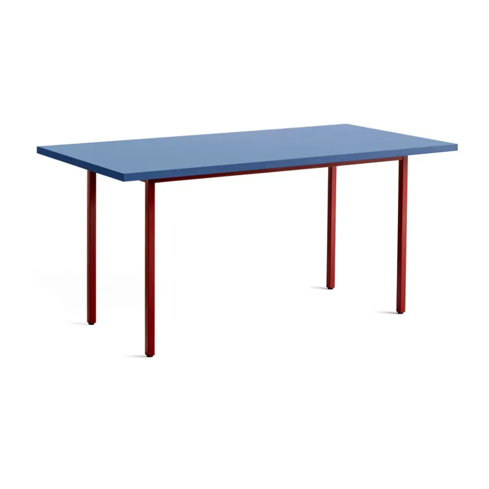 HAY Dining Tables*Two-Colour dining table 82x160 cm, Maroon red-blue RedBlue