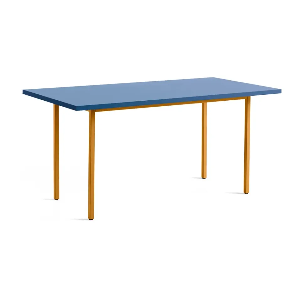 HAY Dining Tables*Two-Colour dining table 82x160 cm, Ochre-blue YellowBlue