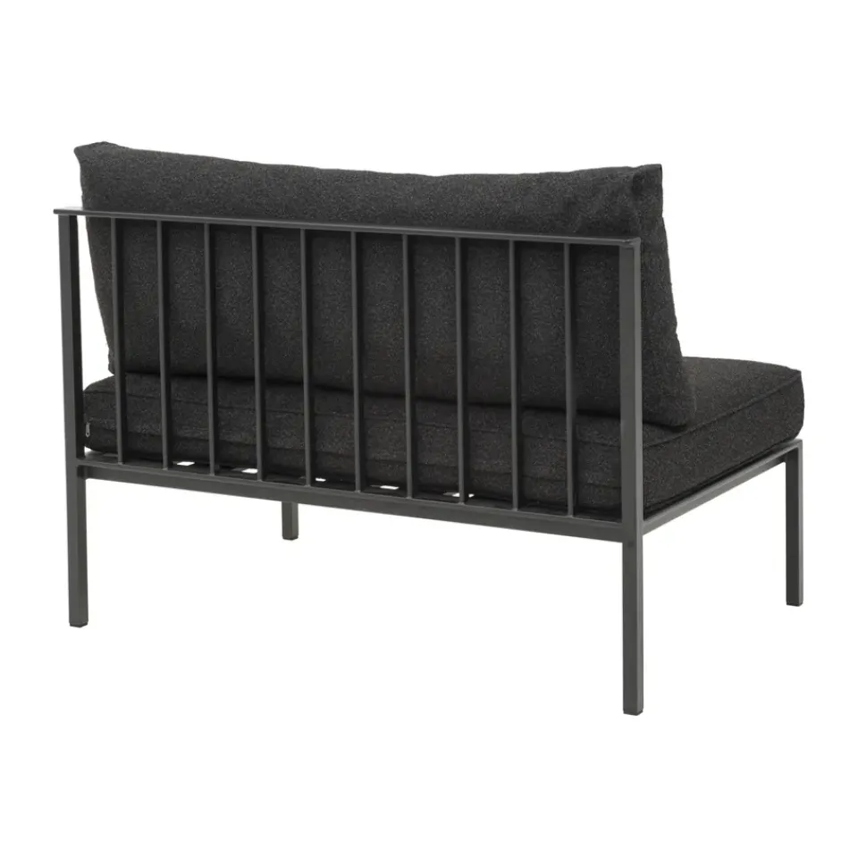 Brafab Garden Sofas & Garden Benches*Upper modular sofa, -teddy , middle section Black
