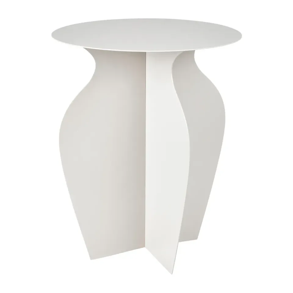 Broste Copenhagen Side Tables*Urna side table Ø35x45 cm, Rainy day Grey