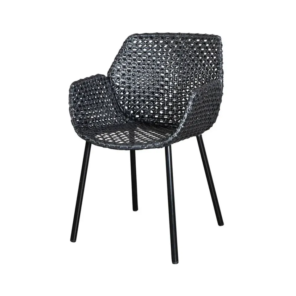 Cane-line Seating|Balcony Furniture*Vibe chair, /anthracite Black