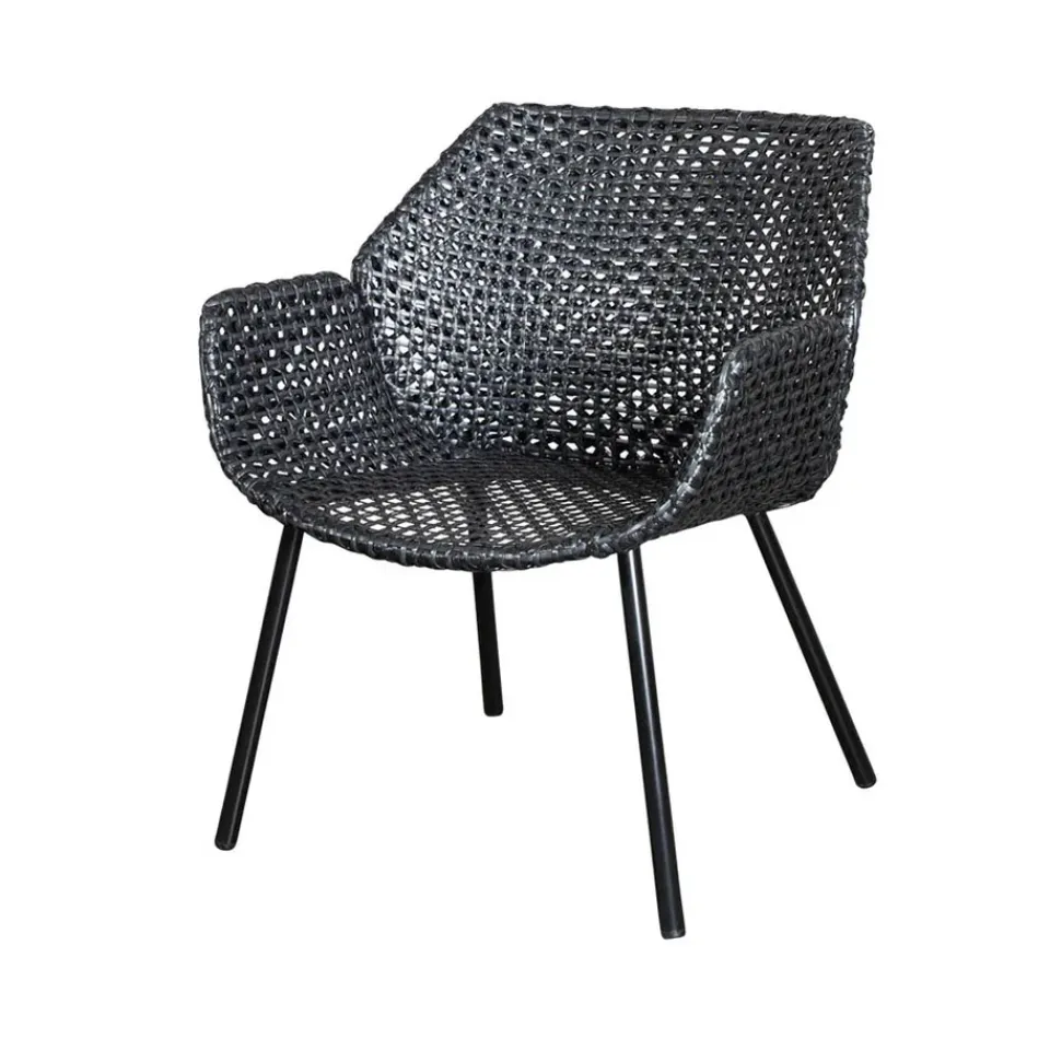 Cane-line Seating|Outdoor Lounge Furniture*Vibe lounge armchair, /anthracite Black