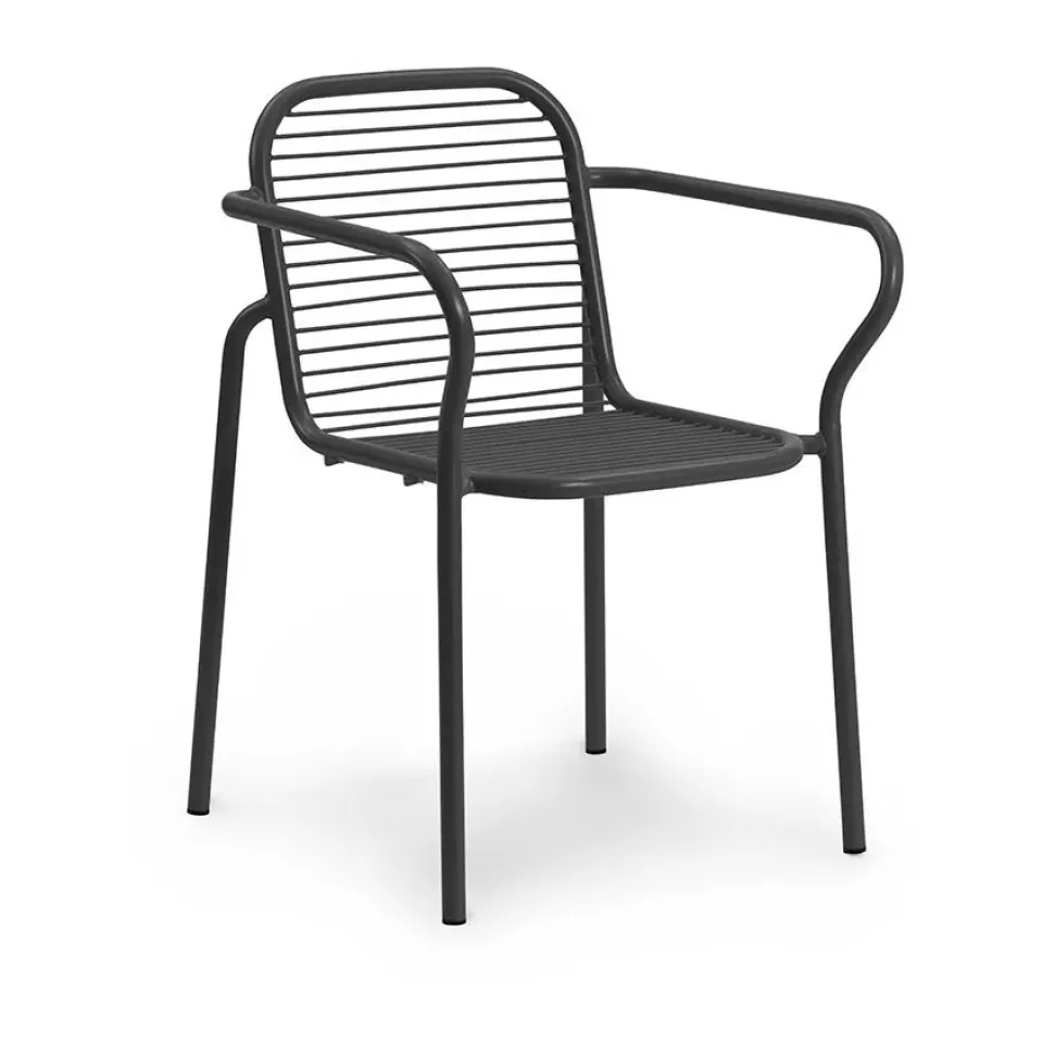 Normann Copenhagen Seating|Balcony Furniture*Vig armchair, Black