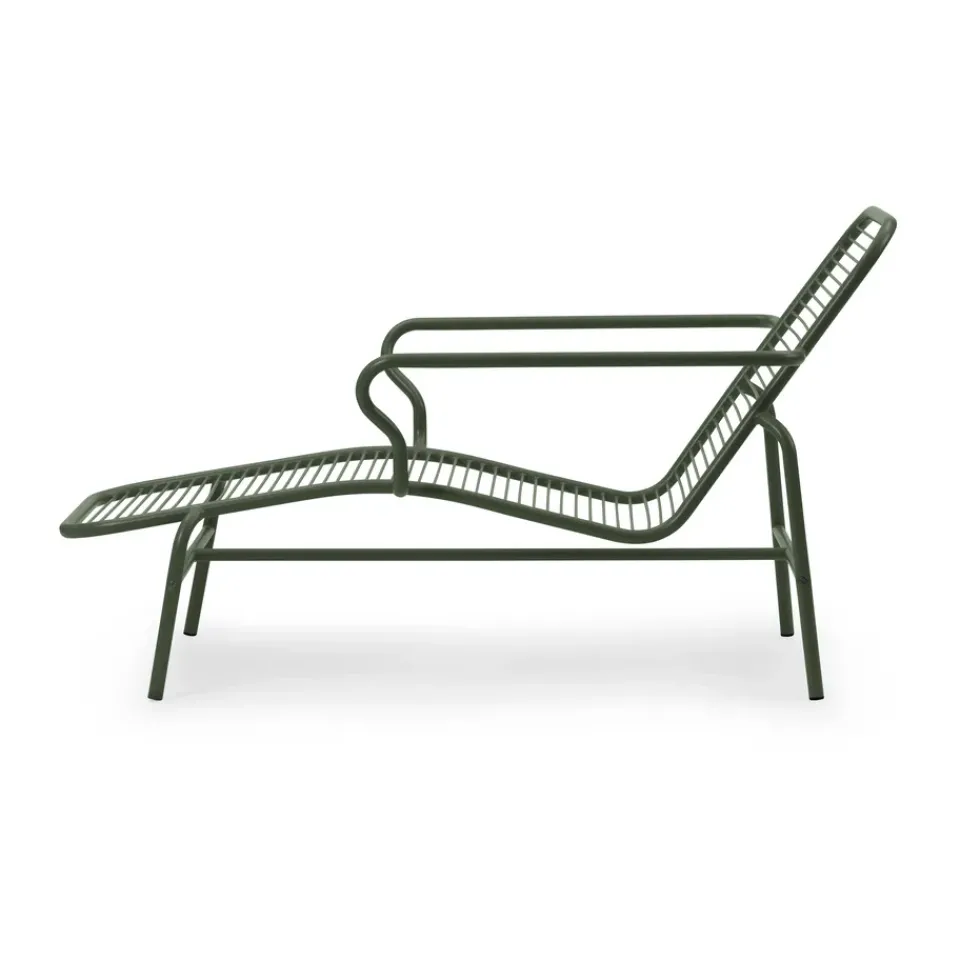 Normann Copenhagen Seating*Vig Chaise Lounge sunbed, Green