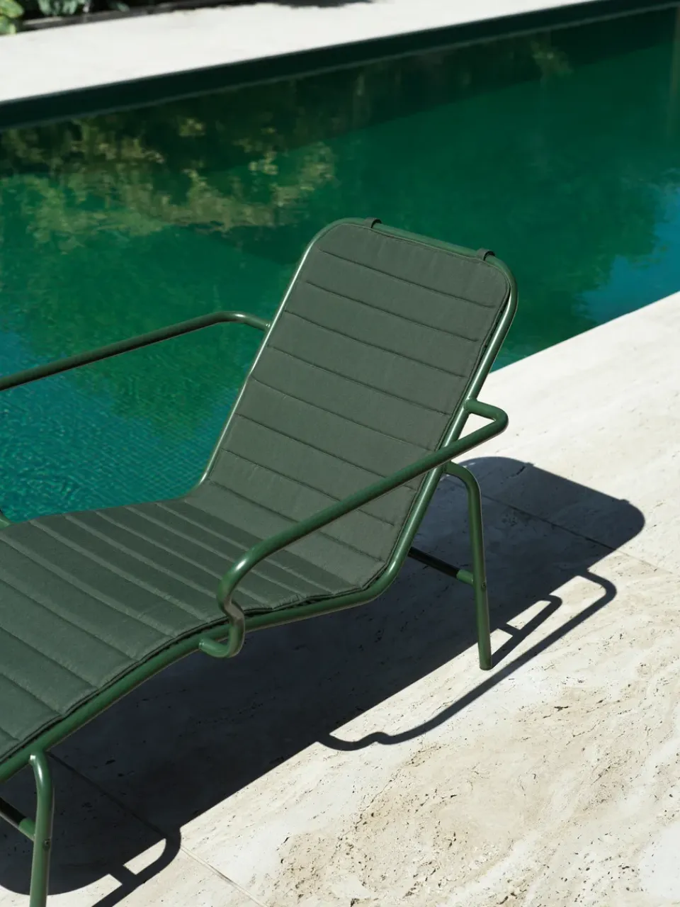 Normann Copenhagen Seating*Vig Chaise Lounge sunbed, Green