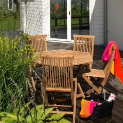 Skargaarden Seating|Balcony Furniture*Viken chair, Teak Brown