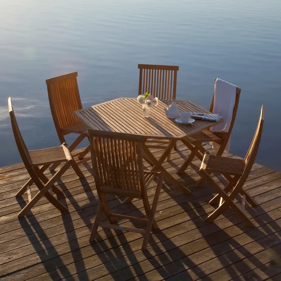 Skargaarden Seating|Balcony Furniture*Viken chair, Teak Brown