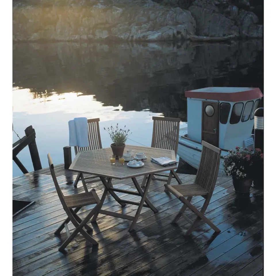 Skargaarden Table For Outdoor Use*Viken table, Teak, large Brown