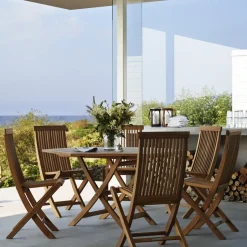 Skargaarden Table For Outdoor Use*Viken table, Teak, large Brown