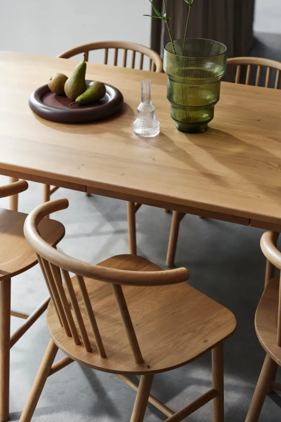 NJRD Chairs*VIOR dining chair, Lacquered oak Beige