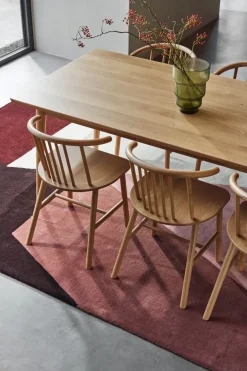 NJRD Dining Tables*VIOR dining table 90x200 cm, Lacquered oak Brown