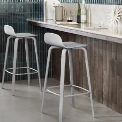 Muuto Bar Stools*Visu barstool 65 cm, Oak-oak Beige